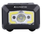 Naglavna svetilka z brezkontaktnim stikalom Superfire X30, 340 lm, USB