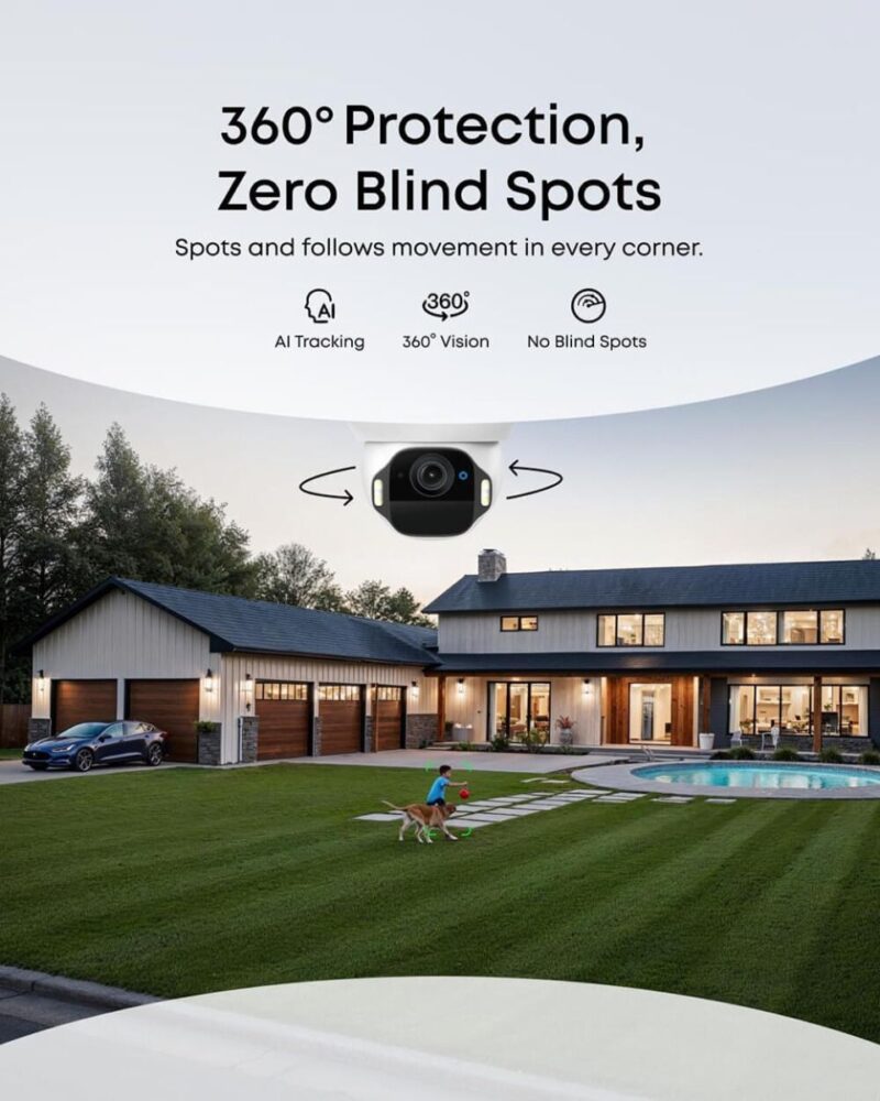 Anker Eufy Security SoloCam E42 komplet 2 kamer + HomeBase 3 baza + 2 solarna panela