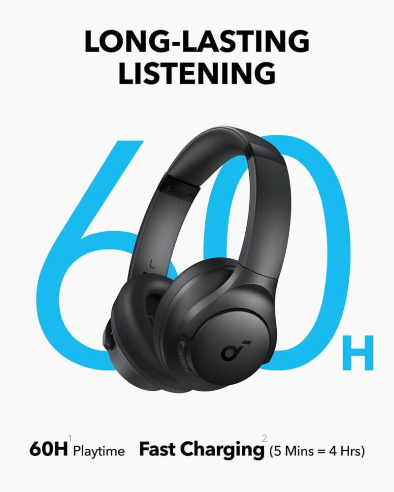 Anker Soundcore Q11i naglavne brezžične slušalke črne
